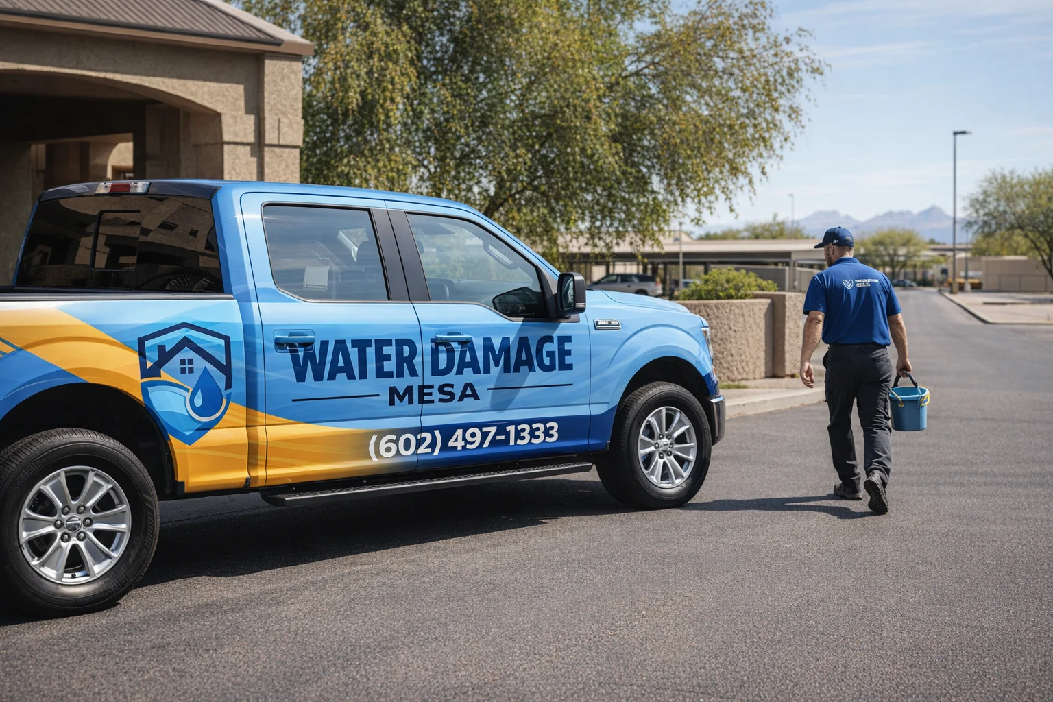 Water Damage Mesa - Branded Van 2